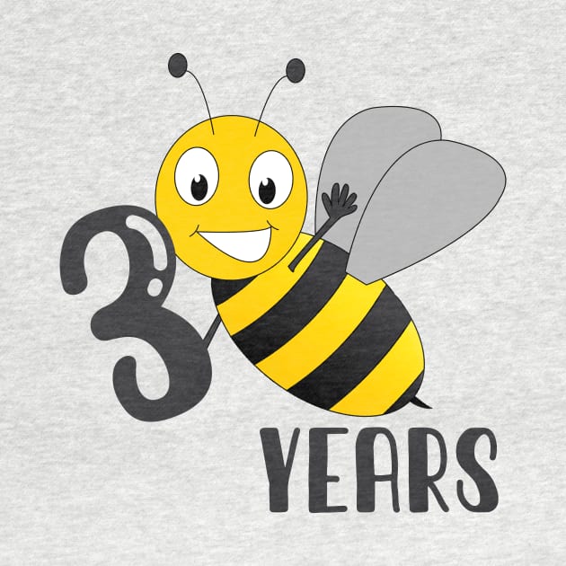 Friendly birthday bee by Die Designwerkstatt